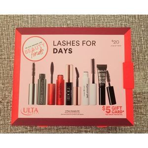 NEW Ulta Beauty Finds Lashes For Days 5 piece Sample Kit A $38.97 Value